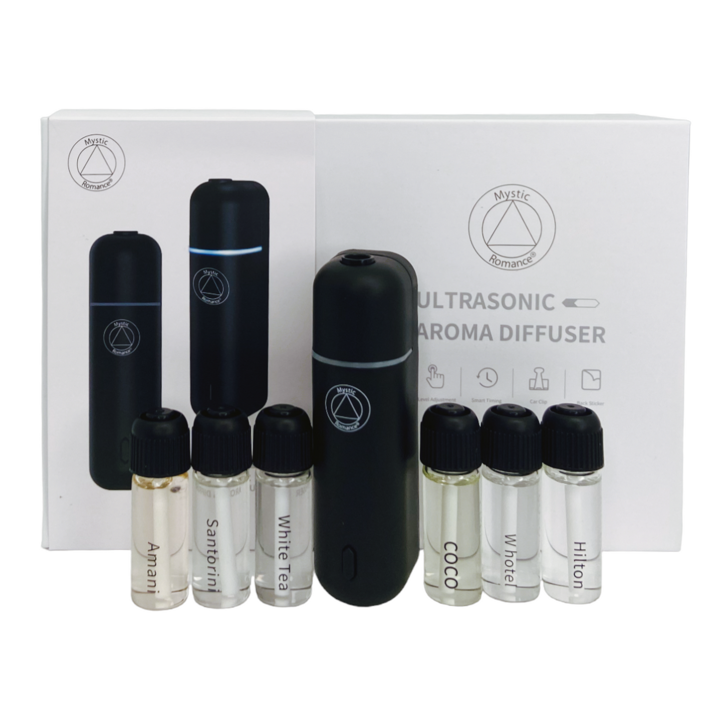 Di'Aroma® Car Diffuser Set 6 Pieces of oil 69008 - Di'Aroma123 with 6 fragrances