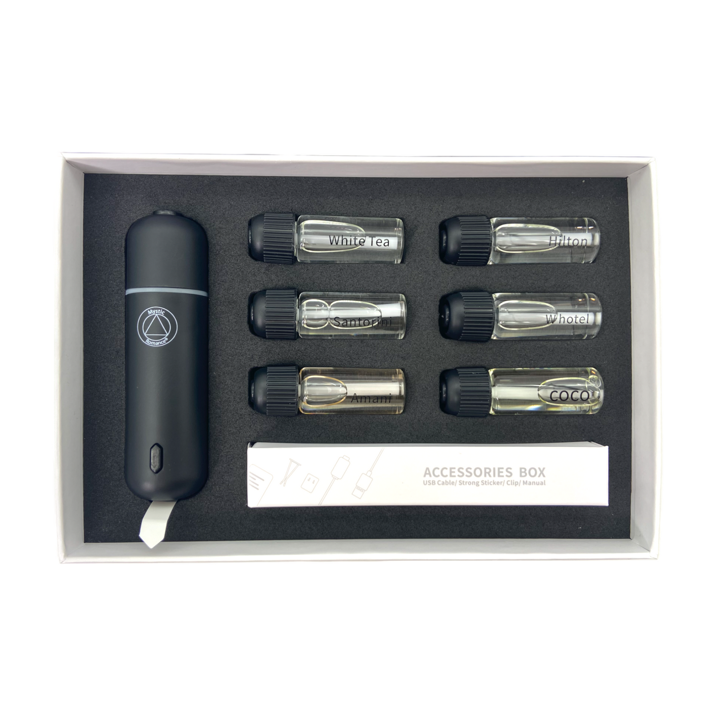 Di'Aroma Car Diffuser Set 6 Pieces of oil 69008