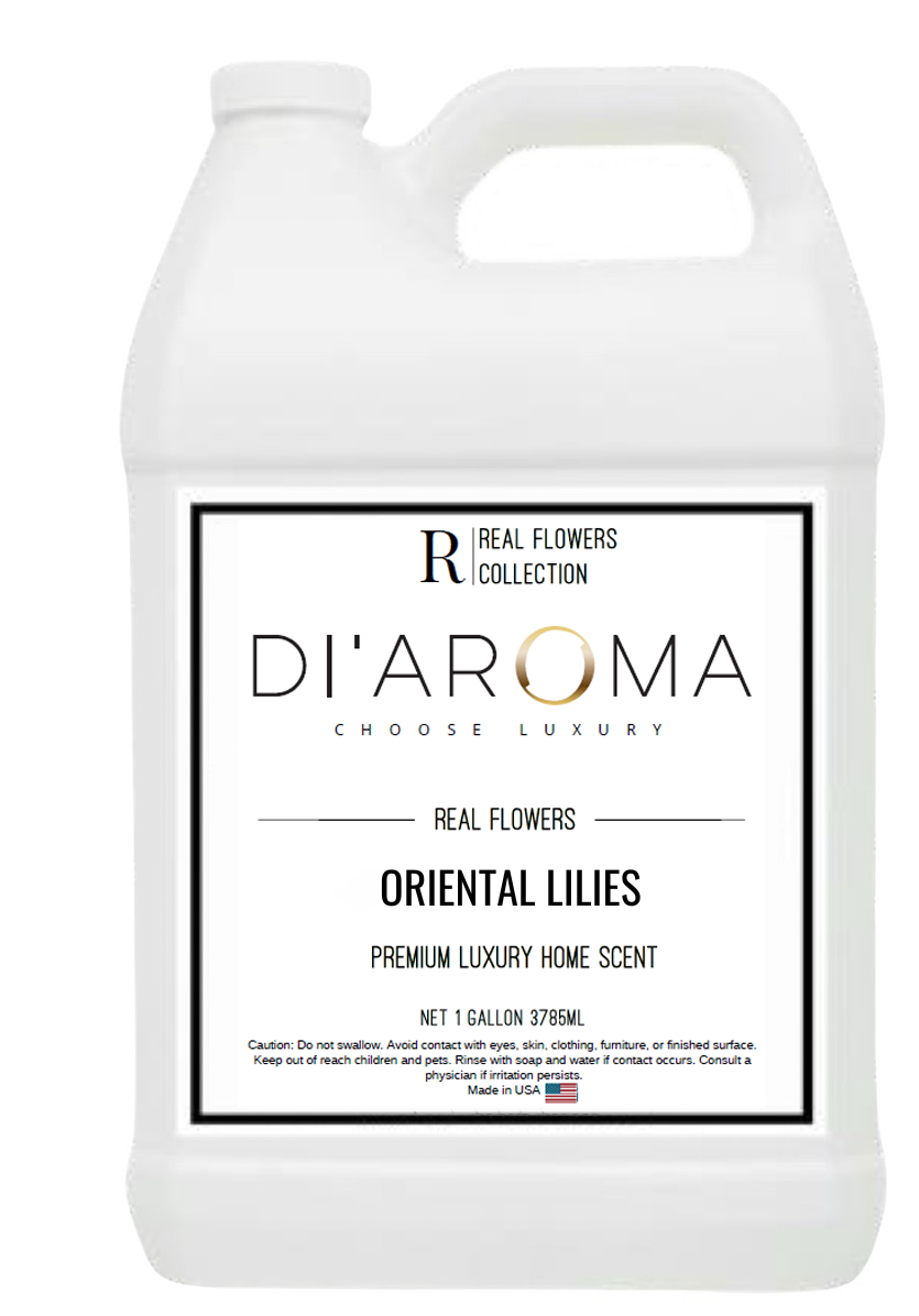 Oriental Lilies HVAC Real Flowers Collection - Di'Aroma123