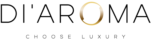 Di'Arroma logo with 'Choose Luxury' text