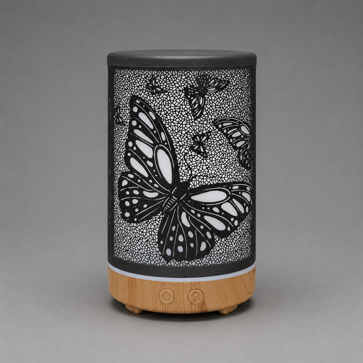 Butterfly Ultrasonic Aroma Diffuser 100ml – Decorative Fragrance Oil Diffuser with LED Ambient Light 69346