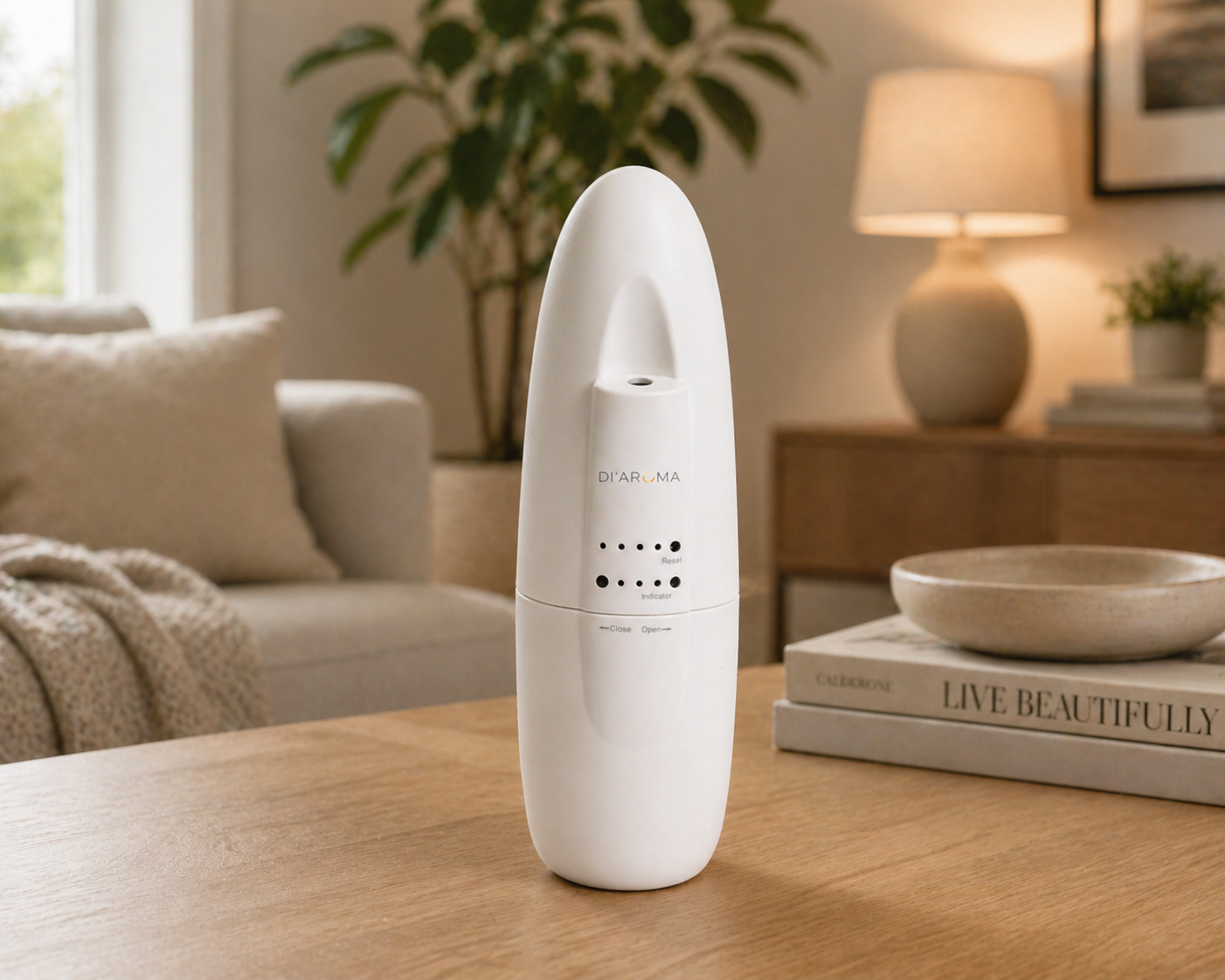 Cold-air diffuser for luxury fragrance oils