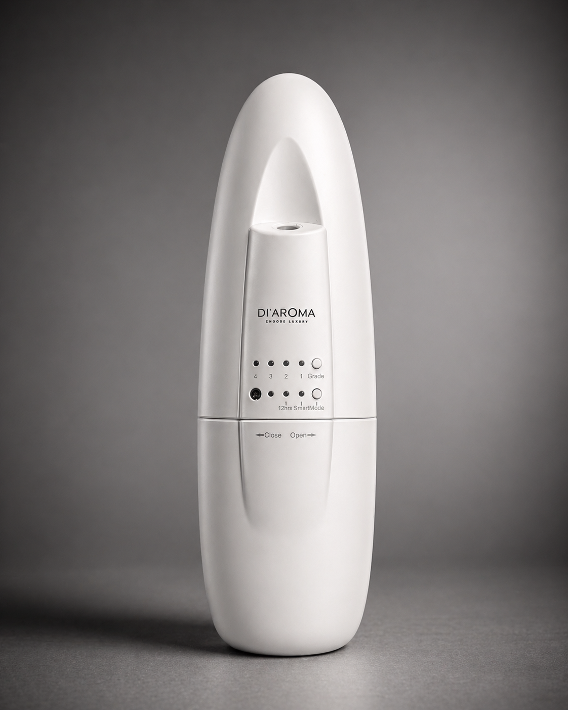 Luxury waterless plug-in diffuser with cold-air nebulizing technology for hotel scenting, home fragrance, spas, offices, and modern luxury spaces