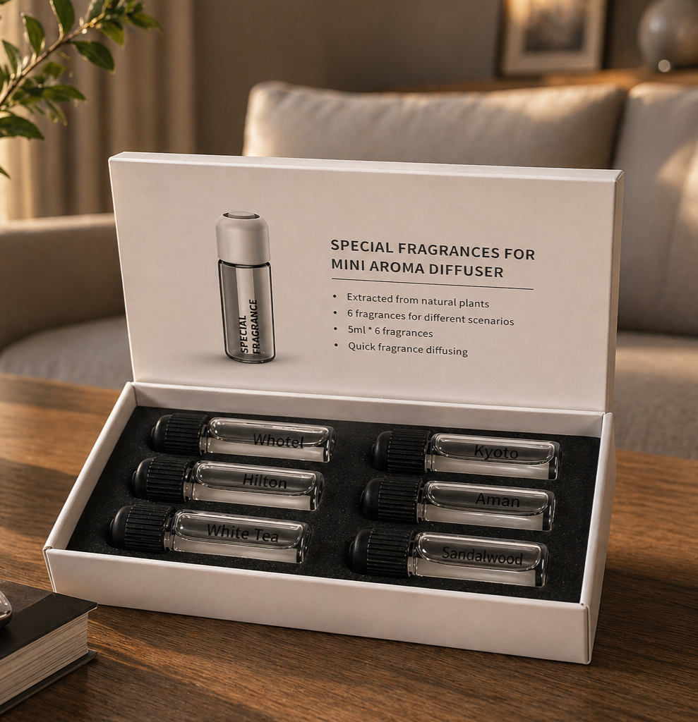 69121 Set of 6 fragrances 5ml for 69008 Car diffuser