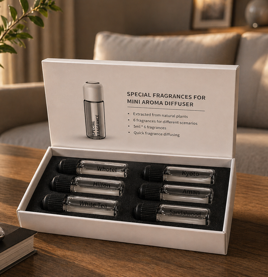 69121 Set of 6 fragrances 5ml for 69008 Car diffuser