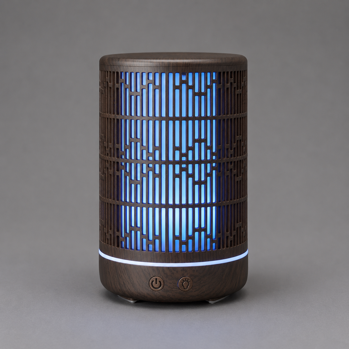 Modern Ultrasonic Aroma Diffuser 100ml – Decorative Fragrance Oil Diffuser with LED Ambient Light 69341