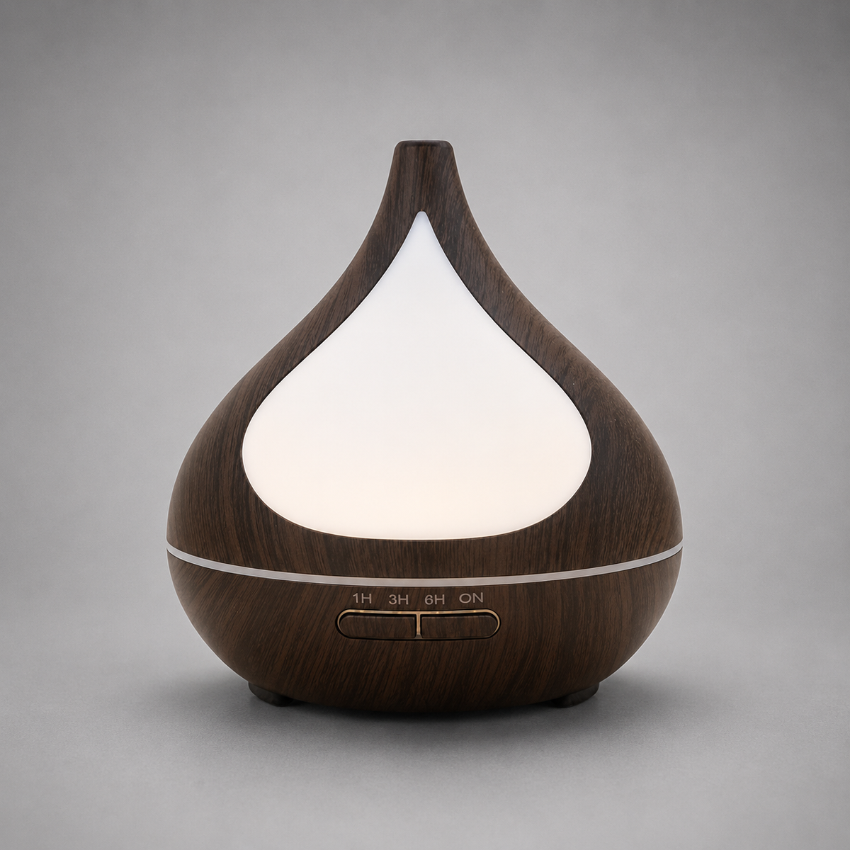 Ultrasonic Wood Grain Diffuser 400ml – Fragrance Oil Diffuser with LED Light & Timer 67387 previously 65578