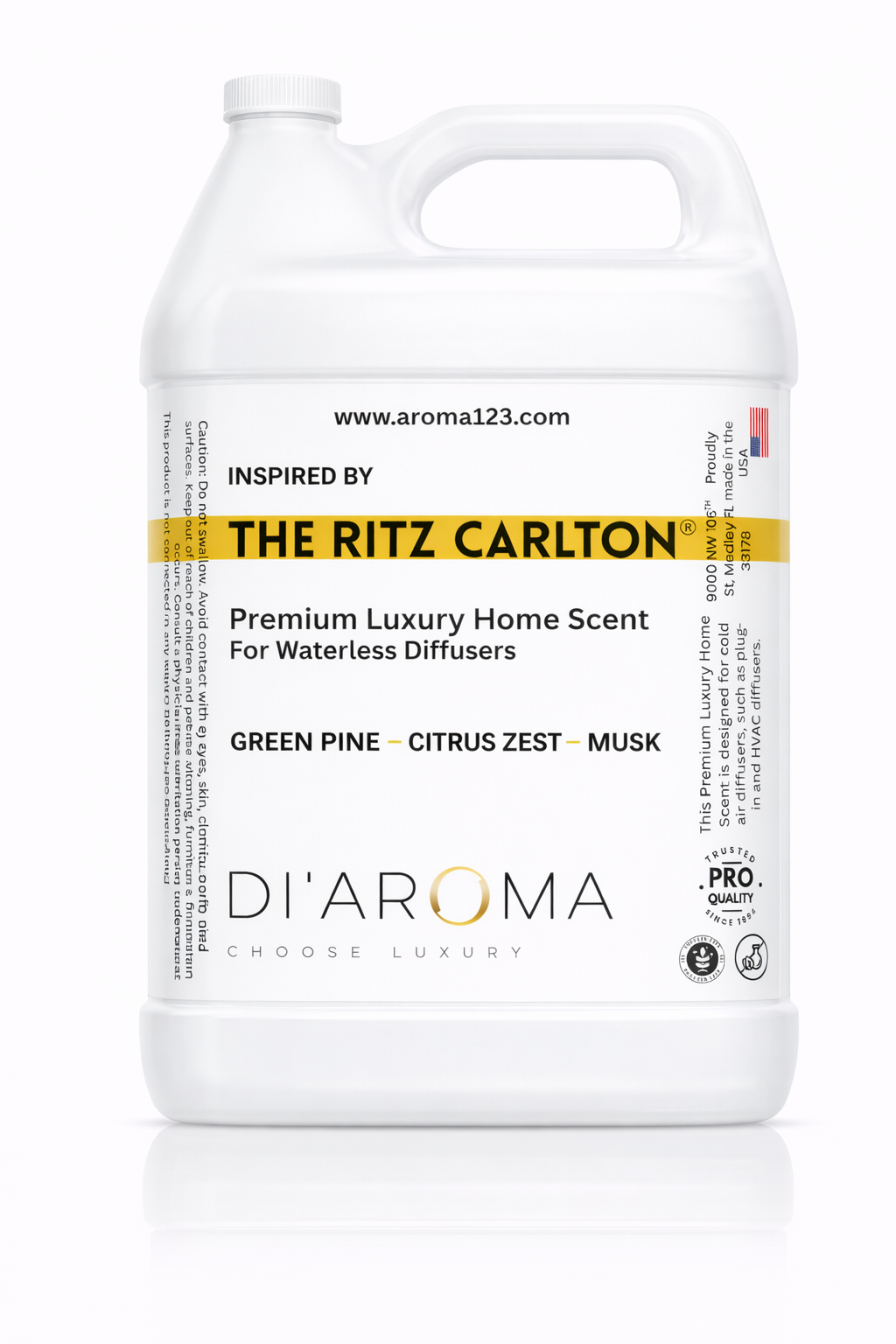 Luxury resort fragrance oil inspired by premium hotel scenting for waterless diffusers, cold-air diffusers, homes, spas, and luxury spaces